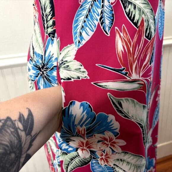 Tommy Bahama Golf Size S Aubrey Dress Sleeveless UPF 50 Tropical Floral Vacation - Picture 5 of 10